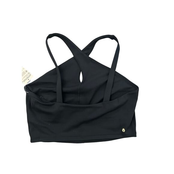 NWT Spiritual Gangster Jules Cross Neck Crop Tank, Black - L - Picture 6 of 7